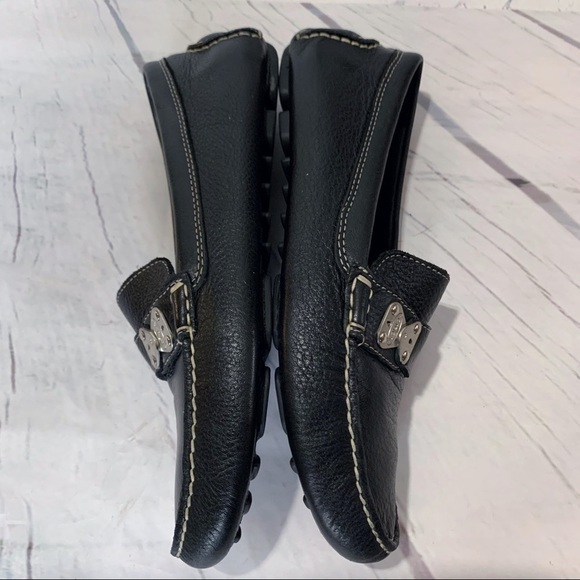 CIRCA JOAN & DAVID Black Leather Loafer - Picture 3 of 8